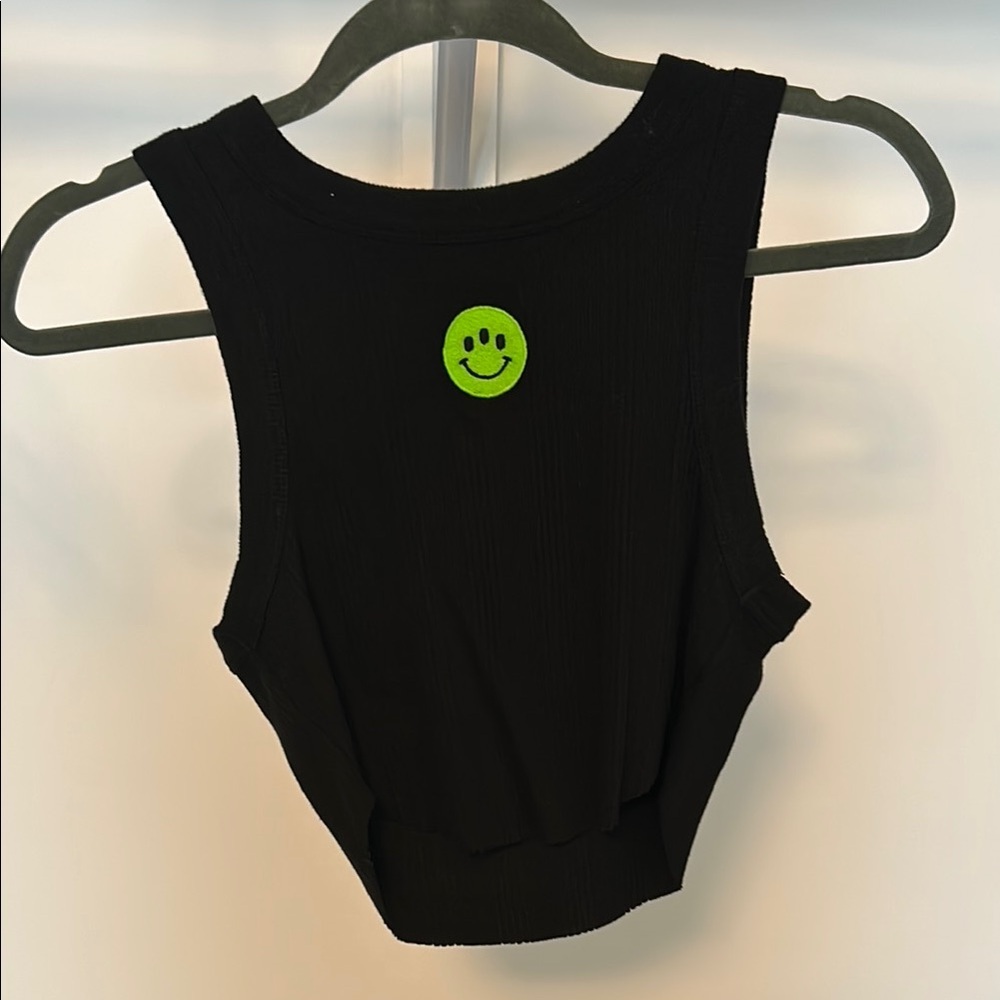 Alien Smiley Sleeveless Top